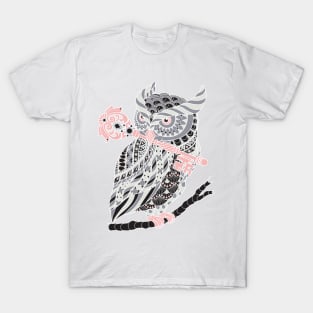 Vintage Great Horned Owl T-Shirt